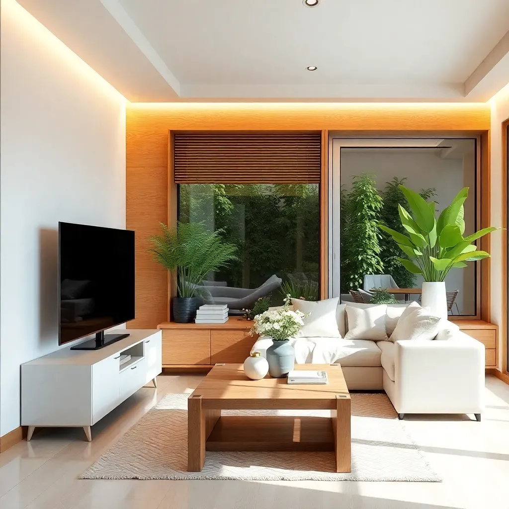 Clean and pristine family home living space